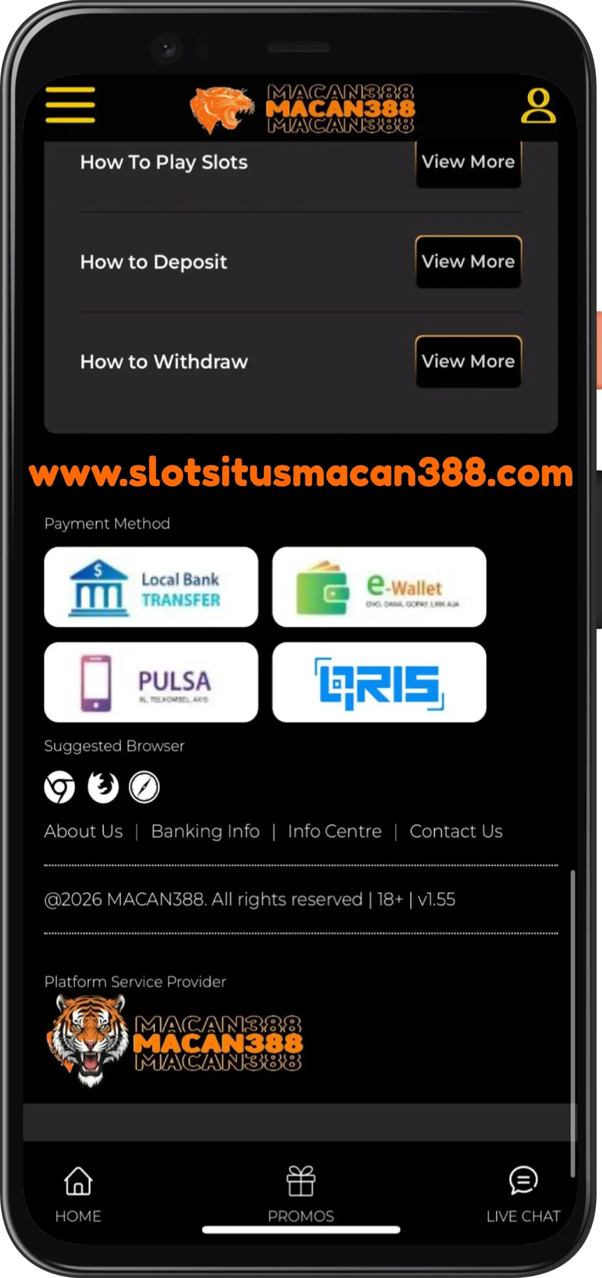 Download Slot Situs Macan388 APK | Enjoy Gacor Slot Games | Win Prizes | 2026 Download Slot Situs Macan388 Screenshot 3 For Android Free slotsitusmacan388.com.webp