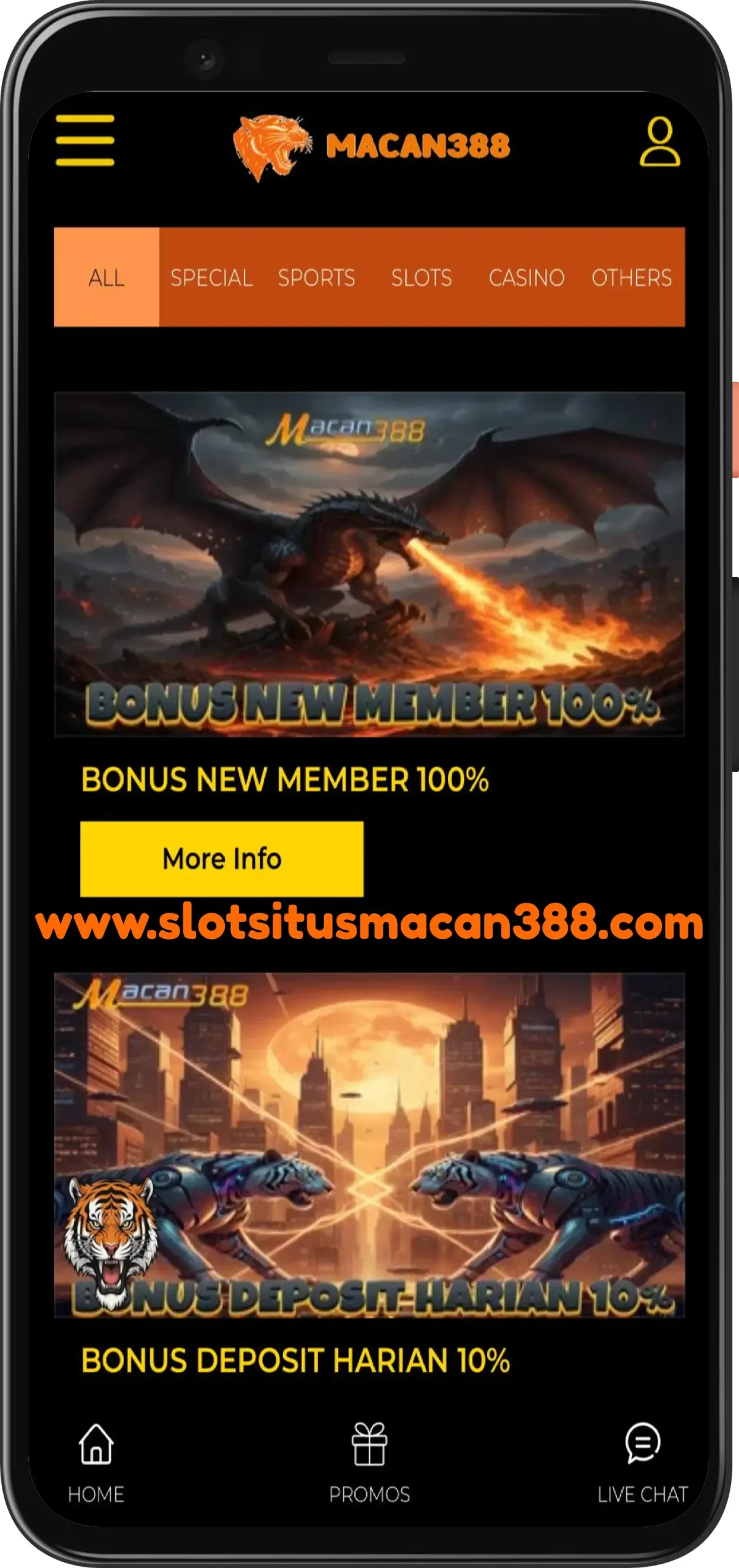 Download Slot Situs Macan388 APK | Enjoy Gacor Slot Games | Win Prizes | 2026 Download Slot Situs Macan388 Screenshot 4 For Android Free slotsitusmacan388.com.webp